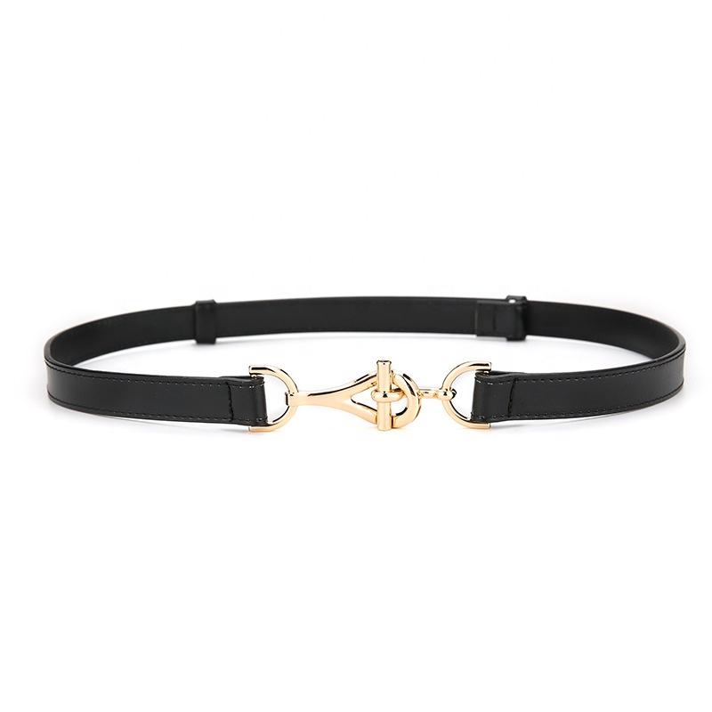 Ladies Dress Belt Leather Alloy Automatic Buckle Belt Fashion Luxury Style