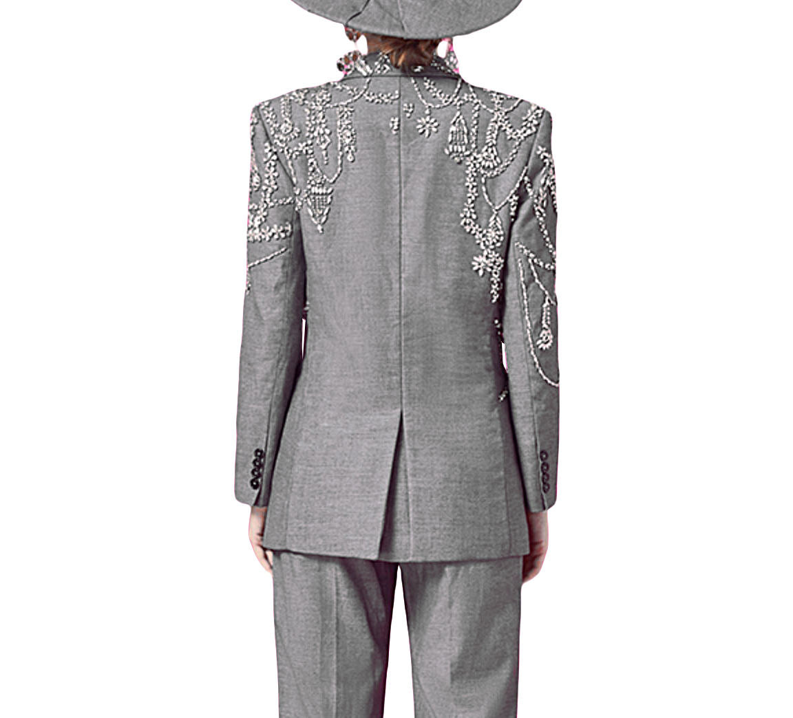 OEM Custom Elegant Women's Coats Solid Patchwork Diamonds Blazer