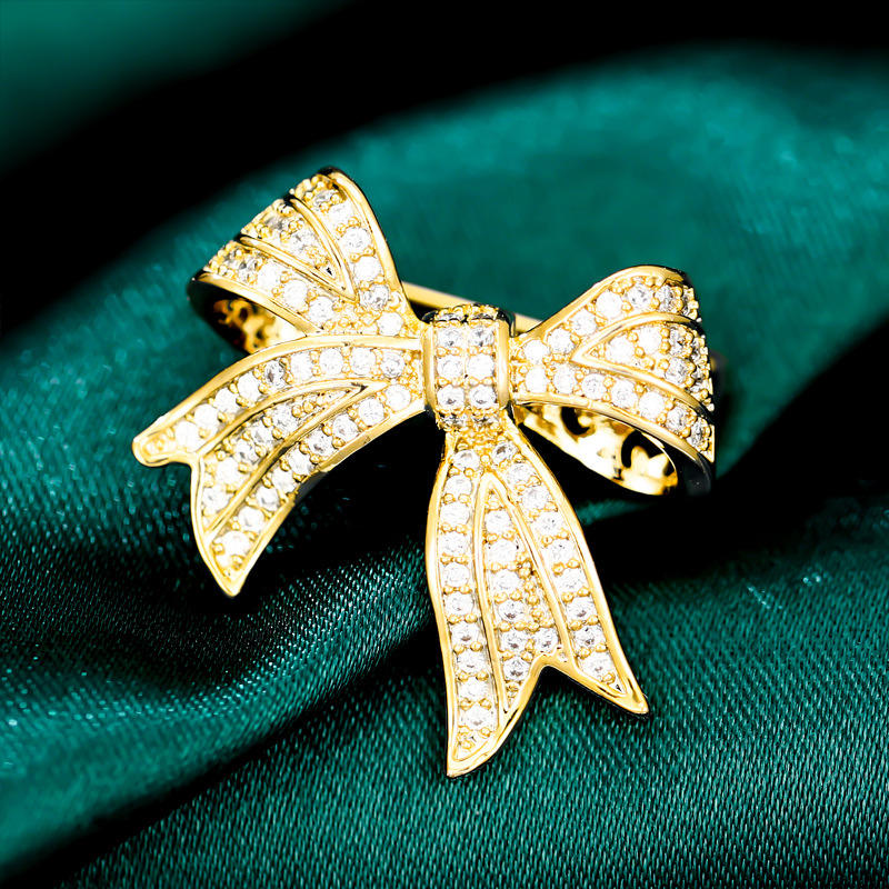 2021 New Brand Designer Brooches Bow Tie Pins With Light Luxury Full Rhinestone for Women