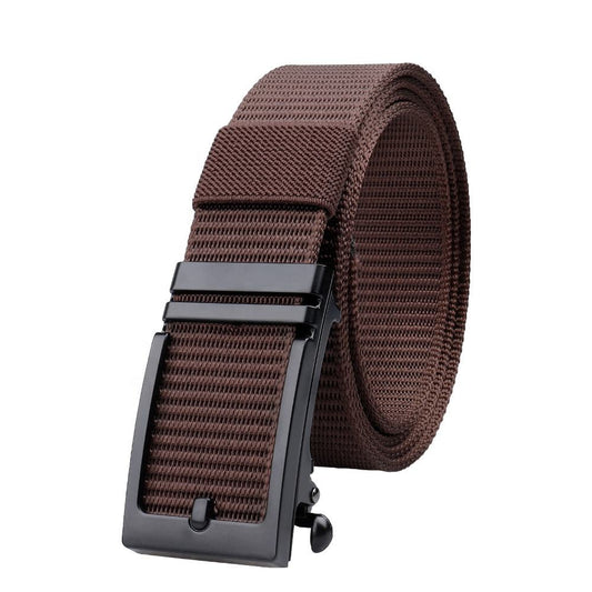 2023 New Custom All-match Outdoor Automatic Buckle Belt Men's Quick-drying Nylon Jeans Belt