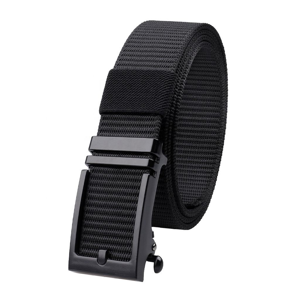 2023 New Custom All-match Outdoor Automatic Buckle Belt Men's Quick-drying Nylon Jeans Belt