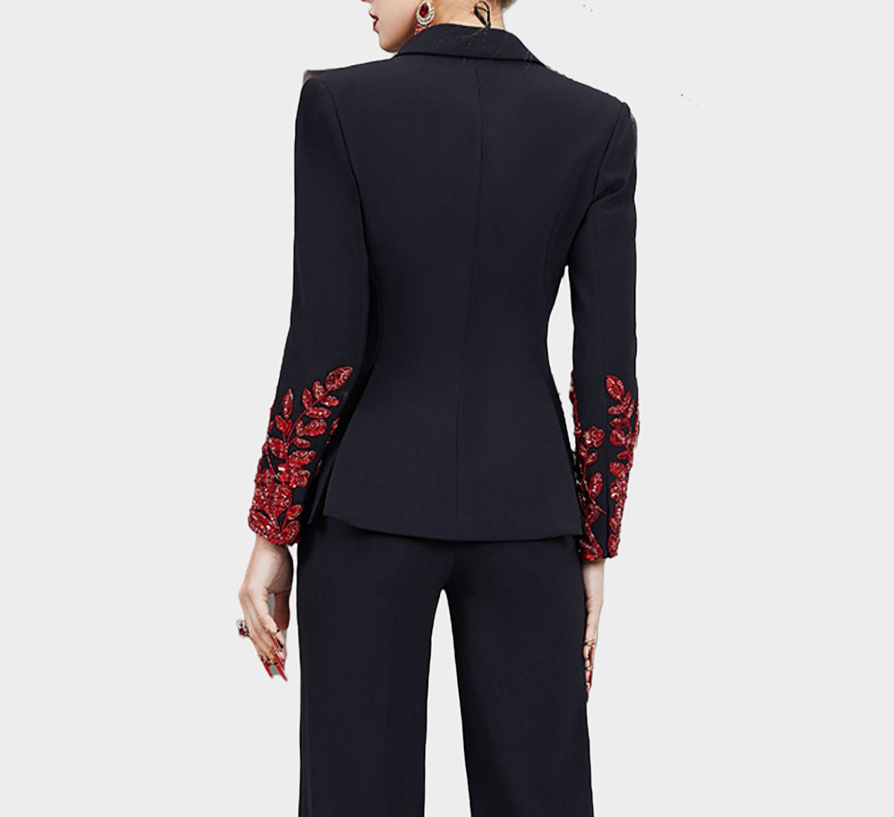 Women's Original Design Diamond Stamping Suit Jacket for Spring Fashion Events Blazer Style with Dress Autumn Stock