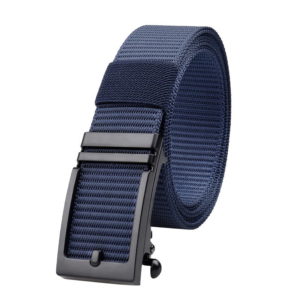 2023 New Custom All-match Outdoor Automatic Buckle Belt Men's Quick-drying Nylon Jeans Belt