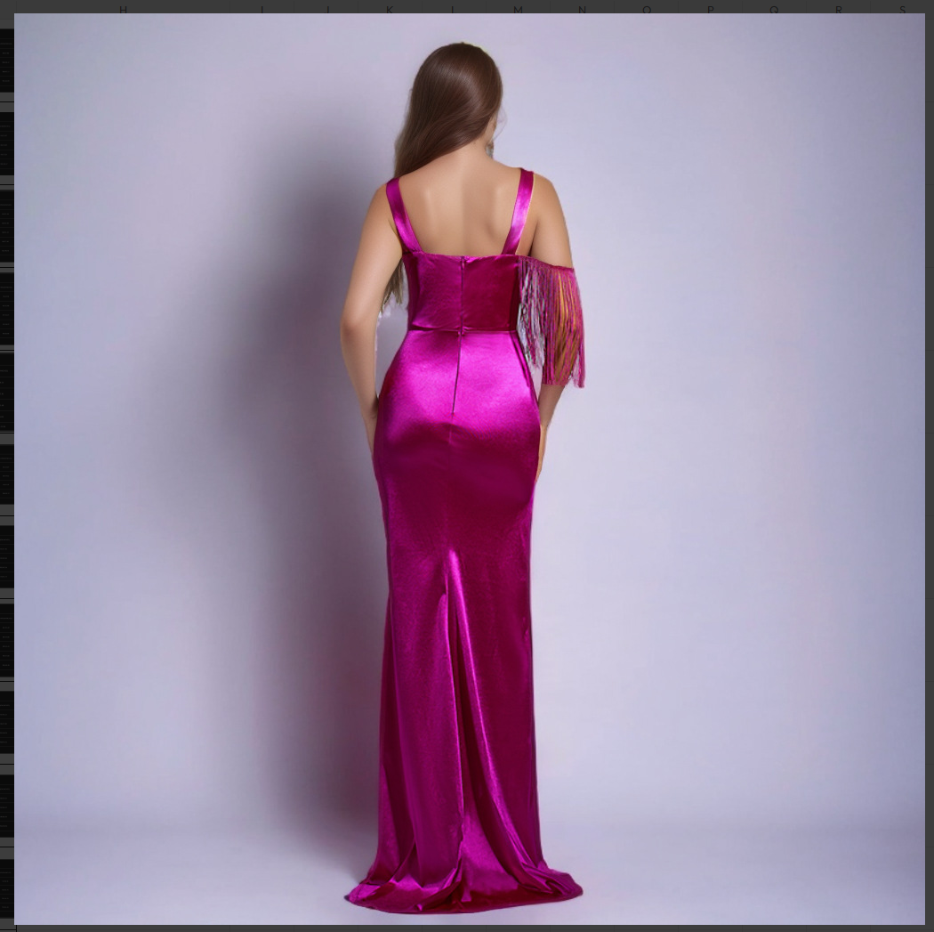 Women's Summer Sexy Long Dress Halter Backless Split Wrinkled Irregular Lace Casual Maxi Length with Front Logo Position