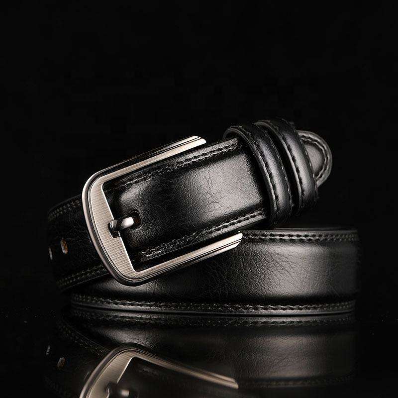 Limited Time Discount Men's Brown Black Leather Casual Fashion Belt